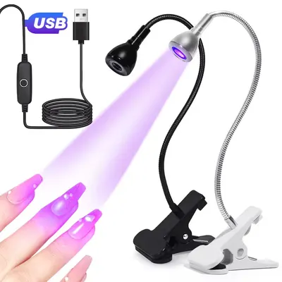 Lampă UV/LED Ajustabilă Easy Flex 360° Argintiu – 5W | FSM Romania
