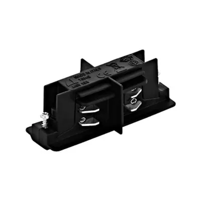 TRACK ON mechanical connector straight with stop black