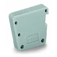 B-type spacer module; modular; e.g., for bridging commoned terminal blocks; gray