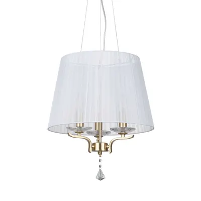 Corp de iluminat suspendat, lustra PEGASO SP3 OTTONE SATINATO