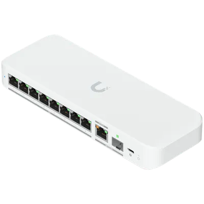 Ubiquiti switch USW-Flex-2.5G-8-EU 8-port 2.5 GbE ports, 10 GbE PoE+ input port for power / SFP+ port combo