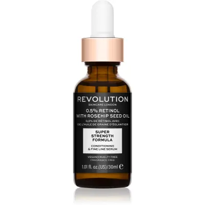 Revolution Skincare Retinol 0.5% With Rosehip Seed Oil ser hidratant si impotriva ridurilor 30 ml