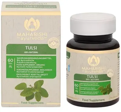 Tulsi (Busuioc Sfânt), 60 tablete, Maharishi Ayurveda