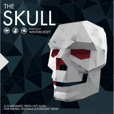 The Skull - Designed by Wintercroft : A charismatic press-out mask for parties and everyday wear