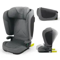 Scaun auto Kinderkraft Unity 2 i-Size, 100–150 cm, 15 - 36kg, R129 i-Size, Gri