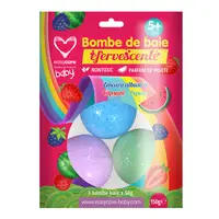 Bombe de baie copii Multifruct, 3 bucati, Easycare Baby