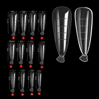 Tipsuri reutilizabile Marquise, TIPS13, Stiletto, 120 buc