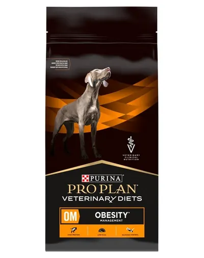PURINA PRO PLAN Veterinary Diets Canine OM Obesity Management 12 kg hrană câini reducerea greutății corporale excesive