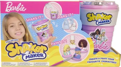 Kit creativ Shaker Maker - Figurină DIY, Barbie
