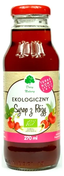 Sirop bio de măceșe, 270 ml, Dary Natury
