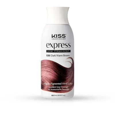 Vopsea Semi-permanenta - KISS EXPRESS - saten inchis