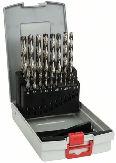 Set de burghie pentru metal Bosch - HSS-G, 19 piese