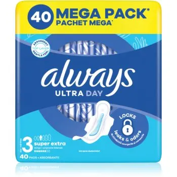 Always Ultra Super Extra Size 3 absorbante cu aripioare