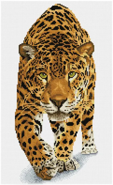 Tablou cu diamante – Tigru, 52 x 32 cm