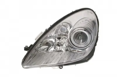 Far stanga (H7, reglaj electric, cu motoras, fundal cromat, fundal galben) MERCEDES Clasa SLK 2004-2008