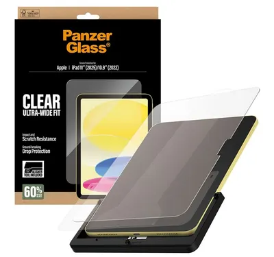 Protector de sticlă PanzerGlass - Ultra Wide Fit, iPad 10/11, transparent