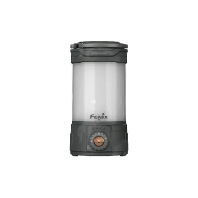 Lanterna reincarcabila pentru camping Fenix CL26R PRO Grey Camo, 650 lumeni, 15 m