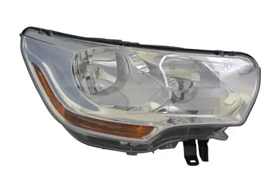 Far dreapta (H1 H7, reglaj electric, cu motoras, 10 pin, fundal cromat) CITROEN C4 2009-2015
