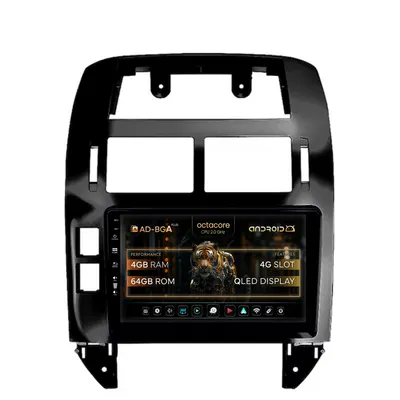 Navigatie Volkswagen Polo (2004-2011), Android, A-Octacore 4GB RAM + 64GB ROM, 9 Inch - AD-BGA9004+AD-BGRKIT033OLD