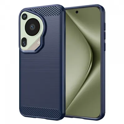 Husa pentru Huawei Pura 70 Ultra, Techsuit, Carbon, Albastra