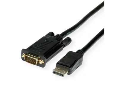 Cablu Displayport la VGA T-T 1m, Roline 11.04.5970*