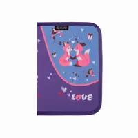 Penar neechipat, 1 fermoar, 13.5x19.5x3cm, Love, Herlitz