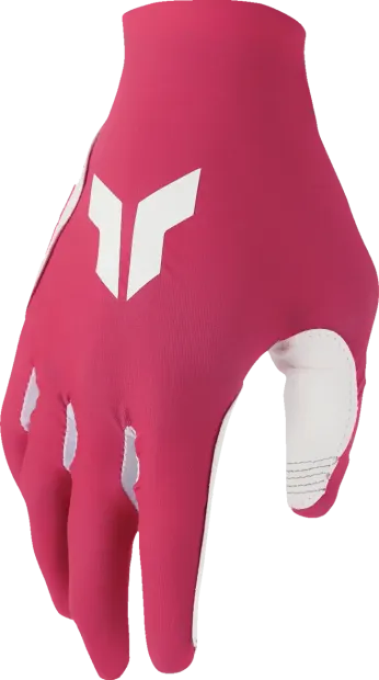 Manusi atv cross Thor SportMode Iconic, culoare roz alb, marime L