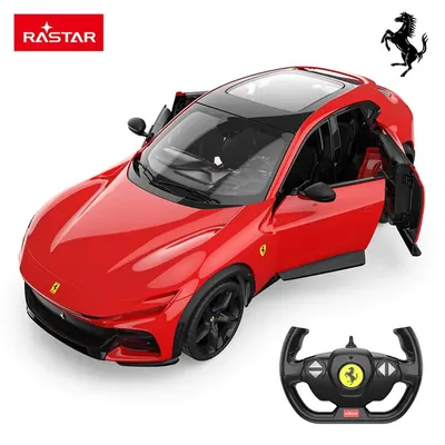 Masinuta cu Telecomanda Rastar Ferrari Purosangue 2.4 GHz Scara 1:14 Rosu