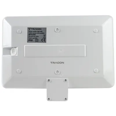 Numar de casa iluminat, detector de miscare, cu numere 230VAC, 20W, 180°, 2-10m, 10s-15m, 4500K , IP65,1800lm,EEI=F
