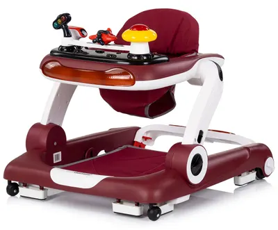Premergător pentru copii 4 în 1 Chipolino - Little Explorer, roșu
