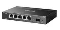 Omada 5-Port 2.5GBASE-T Easy Managed Switch with 1 10GE SFP+ Slot PORT: 5× 2.5G RJ45 Ports，1× 10G SFP+ Slot SPEC: Desktop Steel