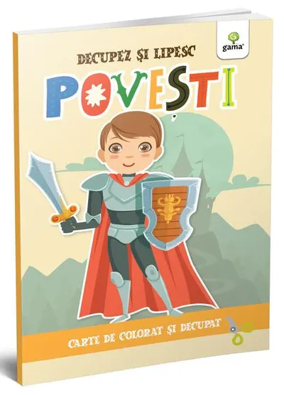 Povești. Colorez, decupez și lipesc! - Paperback brosat - ***