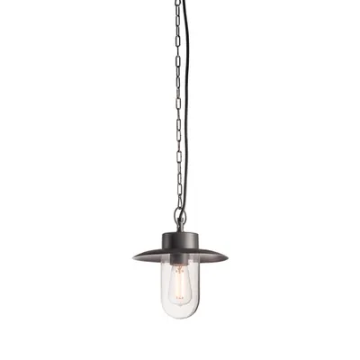 Lampa suspendata, lustra pandantiv Molat in aer liber, E27, antracit, max. 60W, IP44