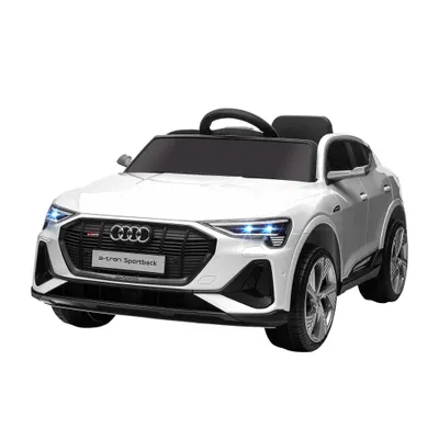Masina sport electrica pentru copii , motor 12V pentru 3-5 ani, Alba HOMCOM | Aosom Romania