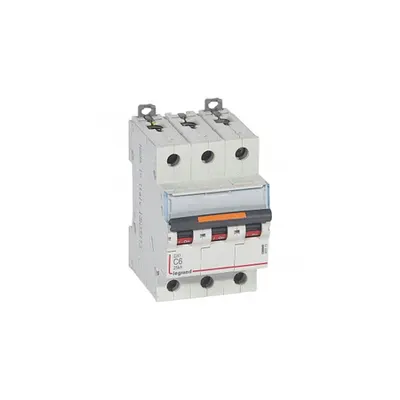 Siguranta automata MCB - DX³ - 25 kA - 3P 400 V~ - 6 A - C curba
