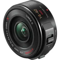 Panasonic Lumix G X Vario PZ 14-42mm f/3.5-5.6 obiectiv Micro Four Thirds, POWER O.I.S., negru - Default Title