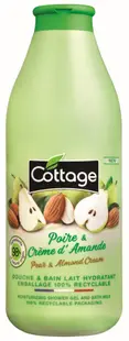 Cottage Gel de duș și spumă de baie Pear & Almond, 750 ml