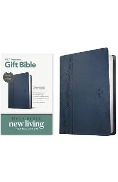 Premium Gift Bible Nlt, Filament Enabled (Leatherlike, Blue Cross, Red Letter)