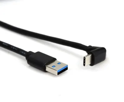 Cablu USB-A 3.2 la USB type C drept/unghi 2m, ku31cze2bk