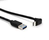 Cablu USB-A 3.2 la USB type C drept/unghi 2m, ku31cze2bk