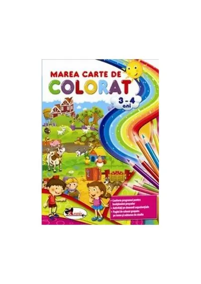Marea carte de colorat (3-4 ani) - Paperback brosat - ***