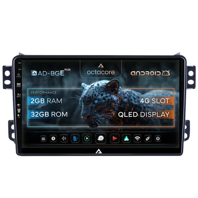 Navigatie Opel Agila Suzuki Splash (2007-2014), Android, E-Octacore 2GB RAM + 32GB ROM, 9 Inch - AD-BGE9002+AD-BGRKIT388V2