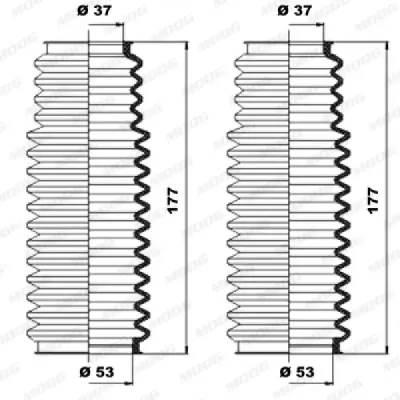 Burduf bieleta directie MOOG K150091