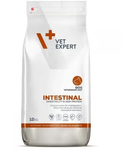 Hrana dietetica pentru caini cu afectiuni intestinale Vet Expert Intestinal Dog, 12 kg
