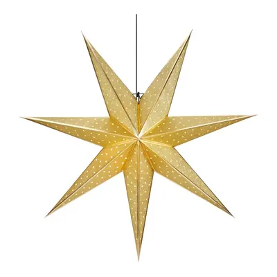 Decorațiune suspendată de Crăciun Markslöjd Glitter, lungime 75 cm, auriu