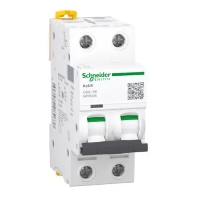 Acti9 Ic60L, Intreruptor Automat Miniatura, 2P, 6A, curba K