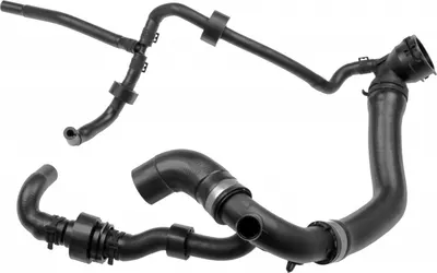 Furtun radiator superior (34mm 31mm) potrivit VW CC B7, PASSAT ALLTRACK B7, PASSAT B6, PASSAT B7, PASSAT B7 KOMBI, SHARAN 2.0D 06.08-06.22