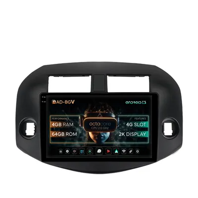 Navigatie Toyota RAV4 (2005-2013), Android, V-Octacore 4GB RAM + 64GB ROM, 10.36 Inch - AD-BGV10004+AD-BGRKIT069B