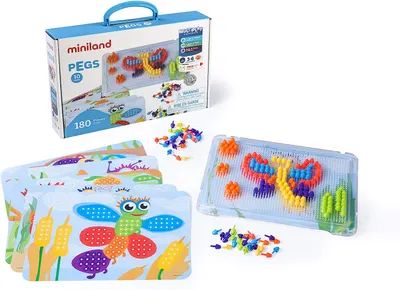 Joc educativ Mozaic Miniland - 10 cm