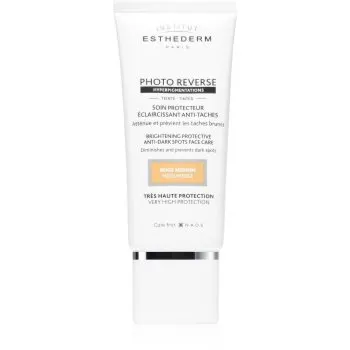 Institut Esthederm Photo Reverse Protective Anti-Dark Spots Tinted Face Care crème de protectie anti-acnee cu o protectie UV ridicata